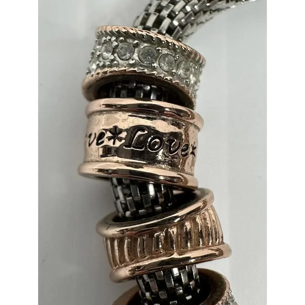 Bradford Exchange Nature's Healing Touch‎ Bracelet Copper  Swarovski Crystal